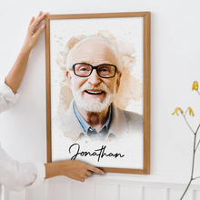 Colors Splash Custom Photo Canvas - Personalized Customized Canvas - Gifts For Family Members