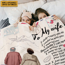 Love You Forever & Always Wrap Yourself Up In This Blanket  - Old Couple - Personalized Blanket