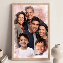 Custom Combine Photos Loved Ones, Family Portrait - Personalized Customized Canvas - Gift For Family Members