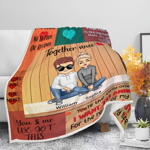You're The Only One I Want To Annoy For The Rest Of My Lift - Gift For Couple - Personality Customized Blanket