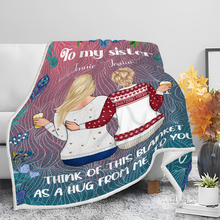 Think Of This Blanket As A Hug From Me To You - Personalized Blanket - Gifts For Best Friends
