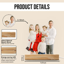 Custom Family Photo - Personalized Customized 3D LED Light - Gift For Family, Husband Wife, Anniversary, Couple