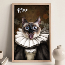 Custom Photo Funny Pet Portrait - Personalized Customized Canvas - Gift For Pet Lovers
