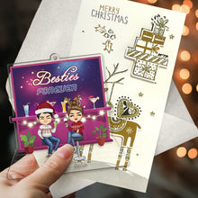 Always Party With Forerver Besties - Personality Customized Ornament - Christmas Gift For Besties Friends