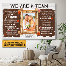 Custom Photo Personalized Canvas - Whatever You Lack I Got You Sunflower Love For Couples - Gifts For Couples