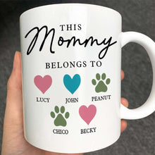 This Mommy Belongs To Us - Personalized Customized Mug - Gift For Mom, Grandma, Wife, Her