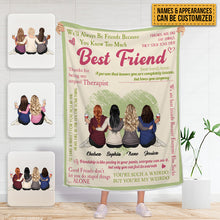 Personalized Custom Fleece Blanket Sisters Will Always Be Connected Gift For Siblings Best Friends