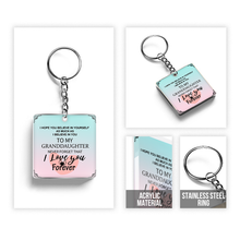I Hope You Believe In Yourself - Gift For Sister, Brother, Friends Personalized Custom Keychain