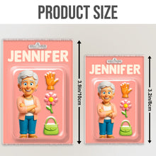 Custom Photo Personalized Mini Figure Packaging Toy Box Style - Personalized Customized Acrylic Car Ornament - Mother's Day Gift For Mom, Family Members and Friends