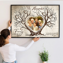 Family Where Life Begin Canvas - Personalized Customized Canvas - Gift For Family Members
