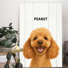 Animated Art Style Of Your Fur Angel - Personalized Customized Canvas - Lovely Gift For Pet Lovers