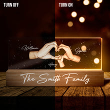 Our Family -  Customized Personality Acrylic LED Night Light - Gift For Family Children