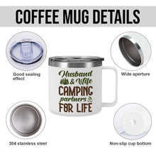 Husband Wife Camping For Life - Personalized 14oz Tumbler - Gift For Husband, Wife