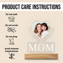 Custom Photo Mom I Love You - Customized Personalized 3D LED Light - Gift For Her, Mom, Wife, Grandma