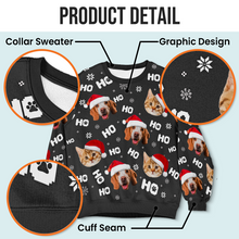 Custom Photo Funny Christmas Hat - Customized Personalized Ugly Sweater - Gift For Pet Dog Cat Lover Pet Mom Dad