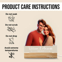 Custom Photo Cartoon Style - Customized Personalized 3D LED Light - Gift For Couple, Family