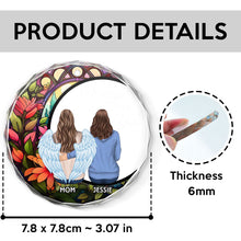 Always With You -  Personalized Custom Glass Ornament - Christmas Memorial Gift