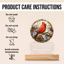 When Robins Appear A Loved One Is Near - Customized Personalized 3D LED Light - Gift For Husband Wife, Anniversary