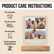 Custom Photo With Loved Ones - Personalized Customized 3D LED Light - Gift For Family Members, Couple, Best Friends