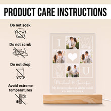 Custom Photo You Are My Favorite One - Customized Personalized 3D LED Light - Gift For Husband Wife, Anniversary