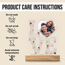 Custom Photo You're The Moon To My Dark Sky - Customized Personalized 3D LED Light - Gift For Husband Wife, Anniversary