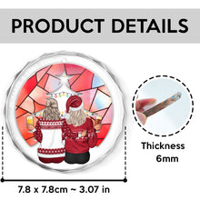 Grow An Old Friend -  Personalized Custom Glass Ornament - Christmas Memorial Gift