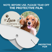 Custom Photo If Love Could Save You- Personalized Customized Ornament - Gift For Pet Lover