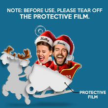 Santa Claus Cosplay Ornament - Customized Personalized Acrylic Ornament - Christmas Gift For Couples, Lovers