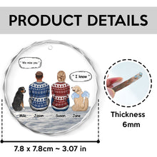 Miss You - Personalized Customized Glass Ornament - Gift For Pet Loss Owners, Dog Mom, Dog Dad, Dog Lover