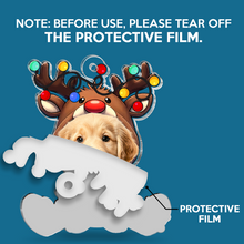 Christmas Cutie Teddy Bear Custom Face - Personalized Acrylic Ornament - Gifts For Pet Lovers, Family Members