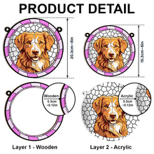 Custom Photo Pet Stained Glass - Personalized Acrylic Window Suncatcher Ornament - Gift For Pet Lovers