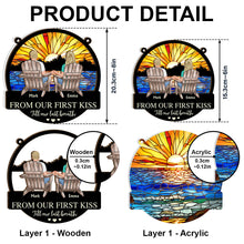 Till Our Last Breath - Personalized Acrylic Window Suncatcher Ornament - Gift For Couple