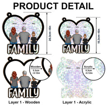 The Most Important Thing In The World Is Family And Love - Personalized Acrylic Window Suncatcher Ornament - Christmas Gift For Family Members