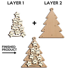 Family Is The Greatest Christmas Gift - Personalized 2-Layered Wooden Ornament - Gifts For Family