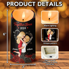 When I Tell You I Love You - Personalized Candle LED Light - Anniversary Gift For Couples, Lovers, Husband Wife