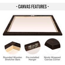 Grandchildren Fill A Place In Your Heart - Personalized Customized Canvas - Gift For Family Members