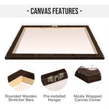 Custom Family Character Crossword Wall Canvas - Personalized Customized Canvas - Gift For Family