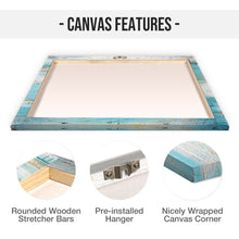 Custom Photo As I Sit In Heaven - Personalized Customized Canvas - Memorial Gift For Family Members