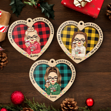 I’m the oldest sister I make the rules - Customized Personalized Wooden Cutout Ornament - Gift For Sisters Sistas