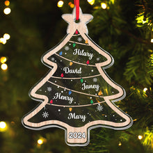 Wish You A Wonderful Christmas - Personalized Customized Ornament - Christmas Gifts For Family