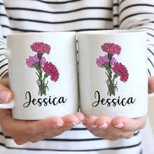 Friends Are Flowers That Never Fade - Personalized Custom Ceramic Mug - Gift For Best Friends