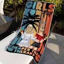 Girls Trip -  Customized Personality Beach Towel - Gift For Girl Friend Bestie