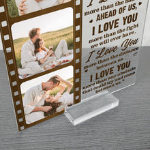 When I Say I Love You -  Customized Personality Acrylic Plaque - Gift For Couple Lover