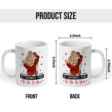 It Started With A Message - Customized Personalized Mug - Christmas Gift For Couples, Lovers, Husband Wife