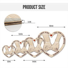 From Our First Kiss Till Our Last Breath Pinky Promise - Personalized Door Signs Gift For Couples, Husband Wife