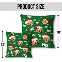 Custom Photo Pet Merry Christmas - Customized Personalized Pillow - Pet Gift For Dog Cat Pet Lover