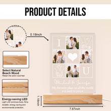 Custom Photo You Are My Favorite One - Customized Personalized 3D LED Light - Gift For Husband Wife, Anniversary