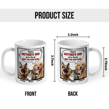Custom Photo Mother's Day To The Best Fur Mom Ever - Personalized Customized Mug - Gifts For Dog Lovers, Cat Lovers, Pet Lovers