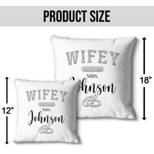 Wifey - Personalized Pillow - Christmas Gifts For Husband Wife, Anniversary