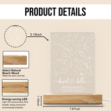 The Star Of Our Story - Personalized Customized 3D LED Light - Valentine's Day Gift For Couples, Lovers